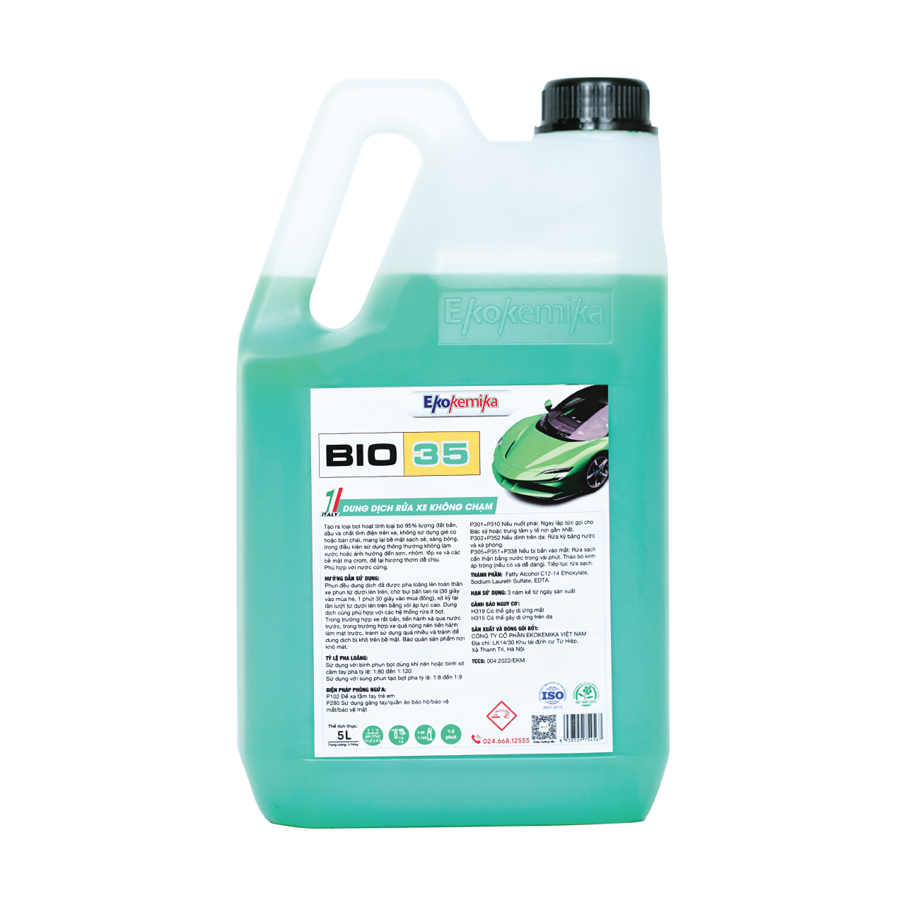Dung dịch rửa xe không chạm và rửa khoang máy BIO35-5L