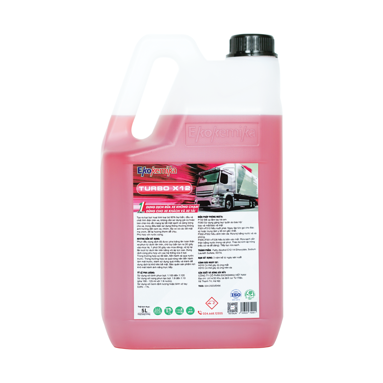 Dung dịch rửa xe không chạm TURBO X12-5L